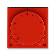 termostat univerzální otočný LEVIT 3292H-A10101 65 červená/kouř.černá